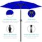 Best Choice Products 7.5ft Heavy-Duty Outdoor Market Patio Umbrella w/ Push Button Tilt, Easy Crank